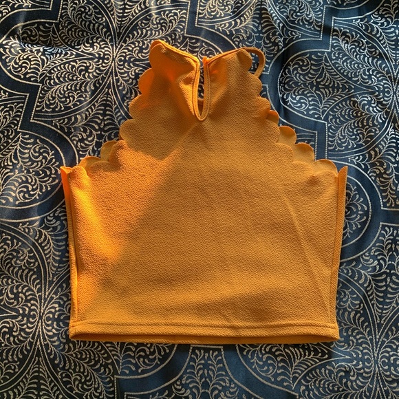 Yellow Crop Top - Picture 2 of 2